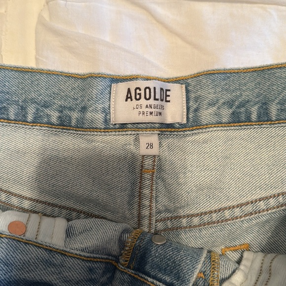 AGOLDE distressed jean shorts - Picture 2 of 4